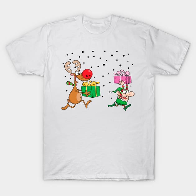 Matching Ugly Christmas Sweater T-Shirt by KsuAnn